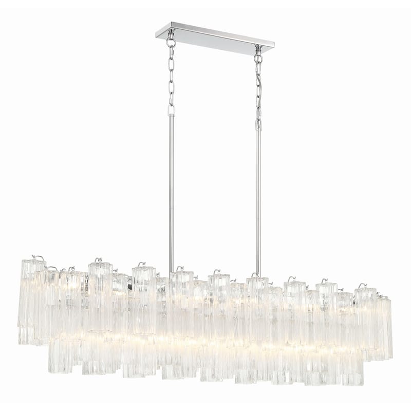 Crystorama Lighting Group ADD-317-CL Addis 14 Light 52" Wide Crystal