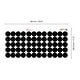 preview thumbnail 6 of 5, Polka Dots Classic Black Wall Stickers Home Decals Nursery Decors