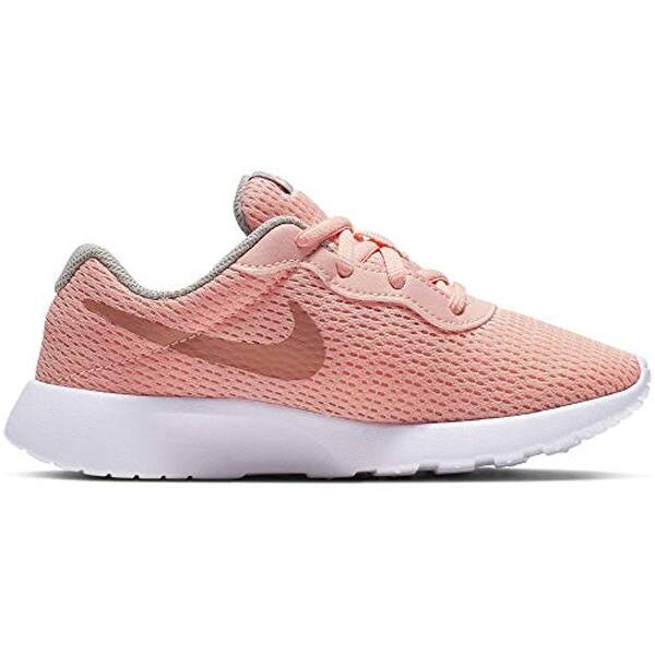Shop Nike Girl S Tanjun Shoe Pink Tint Metallic Rose Gold Atmosphere Grey Size 2 5 M Us Overstock 28653297