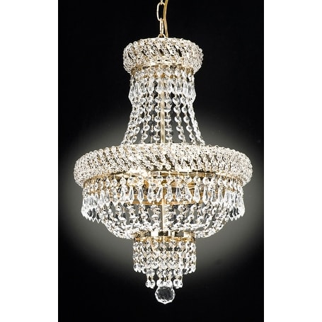 French Empire Crystal Chandelier Light Lighting Fixture