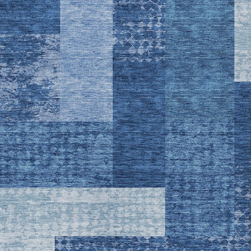 HomeRoots Geometric Transitional Rectangle Outdoor Rug