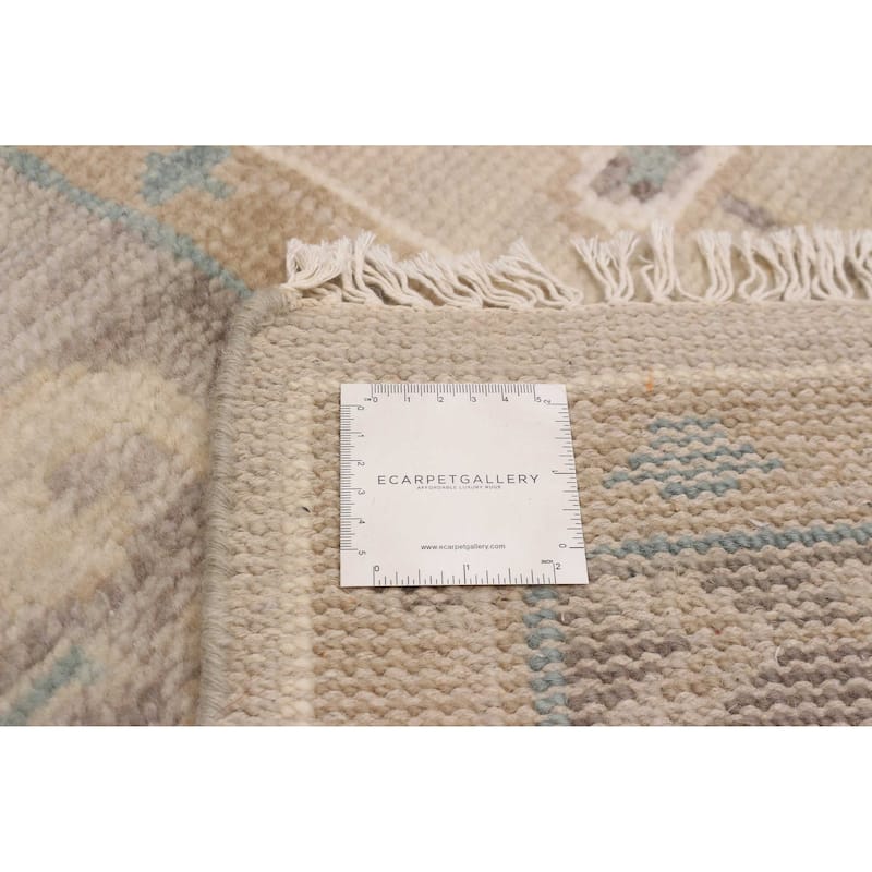 ECARPETGALLERY Hand-knotted Jules Serapi Taupe Wool Rug - 7'10 x 9'10