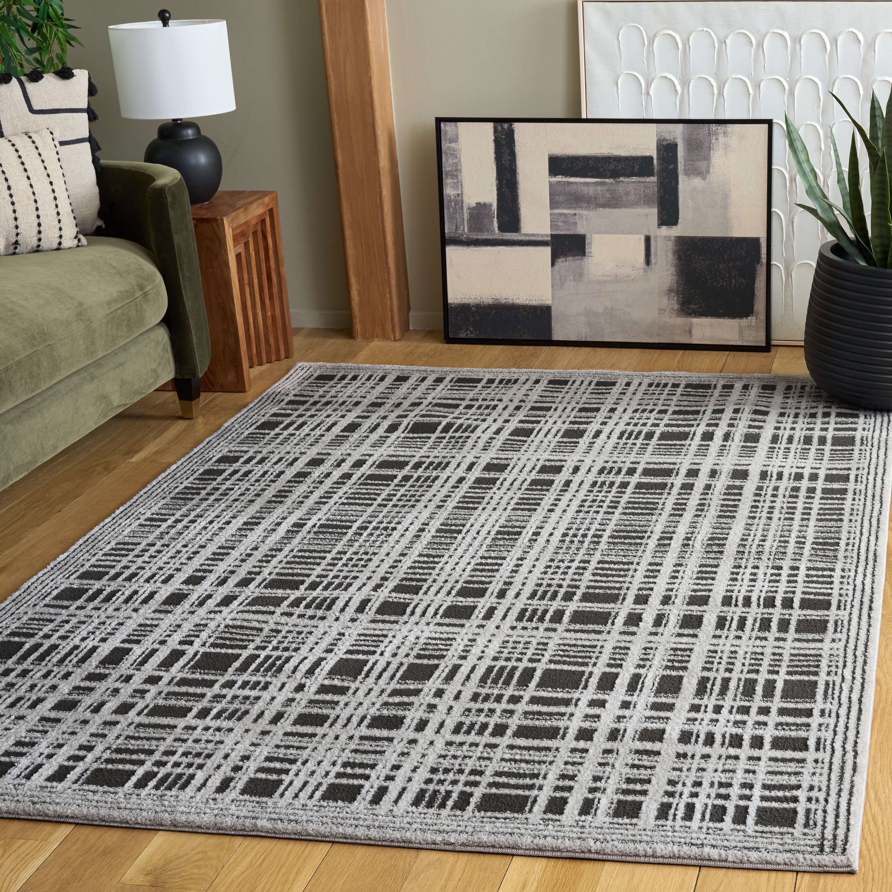 SAFAVIEH Lunara Prassede Plaid Area Rug