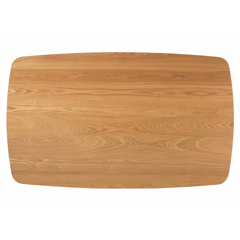 Iris Modern Bohemian Natural Brown Rattan 5-Piece Dining Set