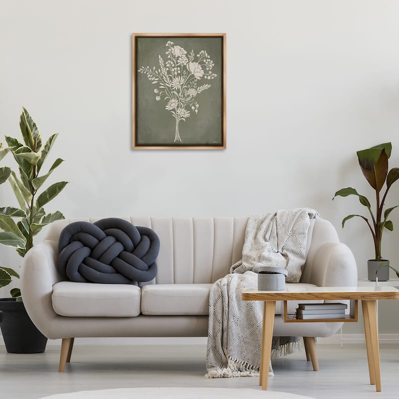 Stupell Wildflower Impression Bundle Framed Floater Canvas Wall Art Design By Cat Thurman Designs