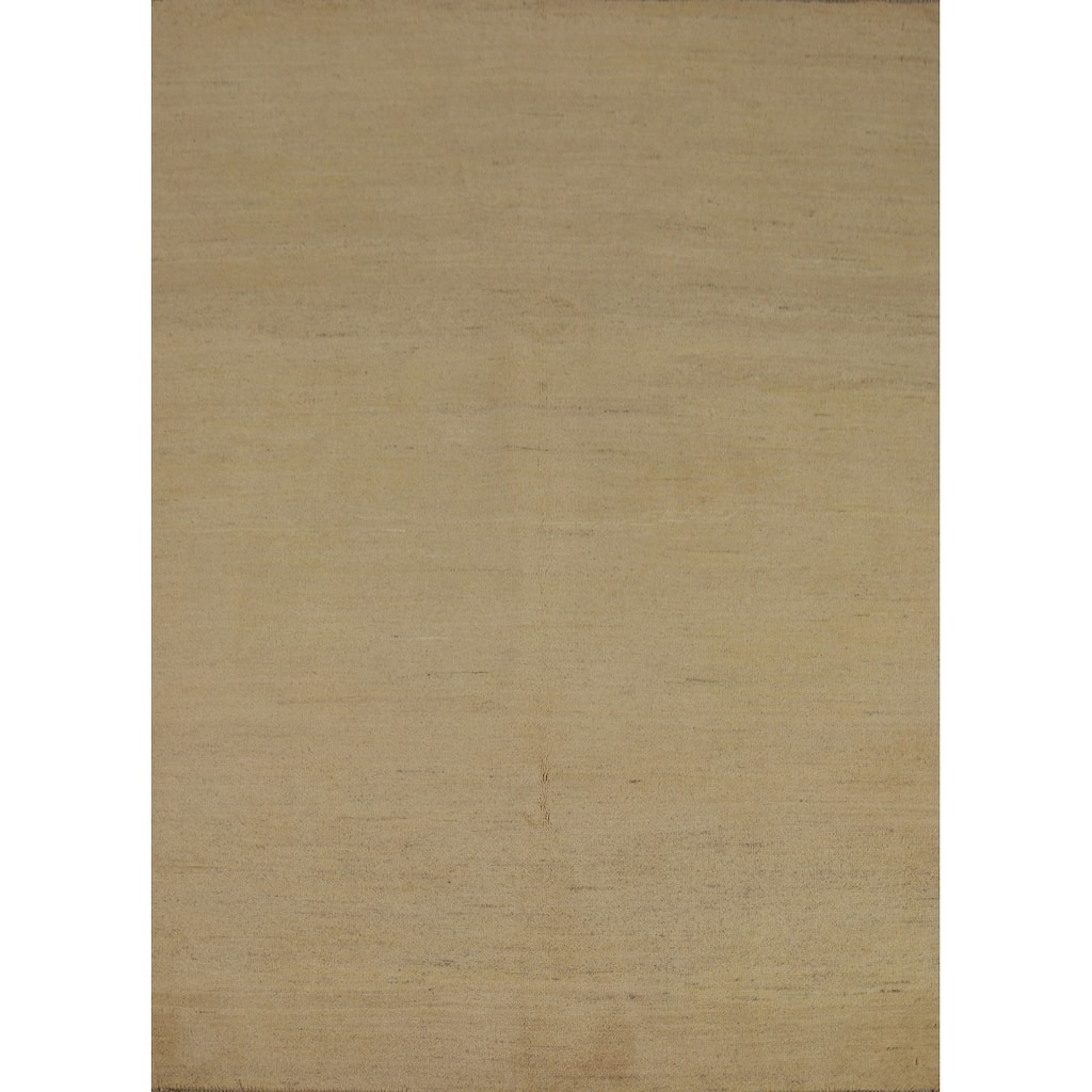 Modern Gabbeh Oriental Area Rug Handmade Bedroom Wool Carpet - 5'0" x 6'8"