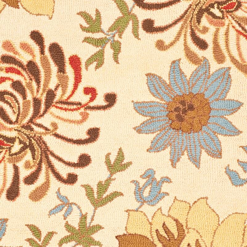 SAFAVIEH Handmade Blossom Arminda Modern Floral Wool Rug