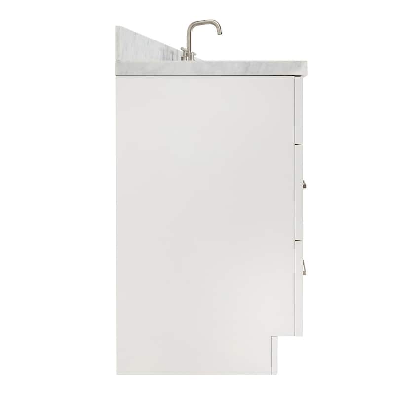 Ariel F067SCWOVO Hamlet 67" Free Standing Single Basin Vanity Set with