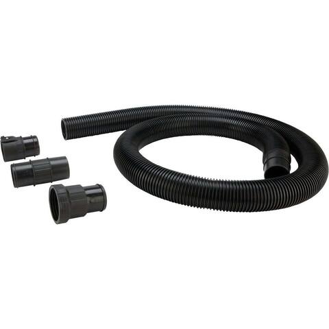 Channellock 2-1/2 In. Dia. x 7 Ft. L Black Plastic Wet/Dry Vacuum Hose with Adapters - 1 Each