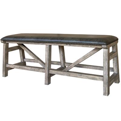 Fairview Home 60 In. Upholstered Counter Bench - 60W x 16D x 25H