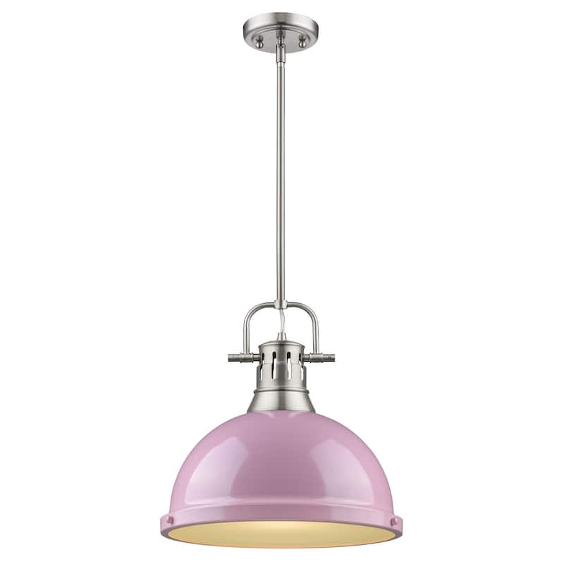 Golden Lighting Duncan Single Light 14" Wide Pendant