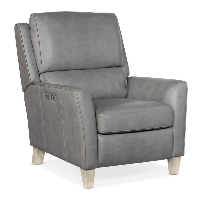 Hooker Furniture RC101-PH 34" Wide Leather Recliner Table - Gray
