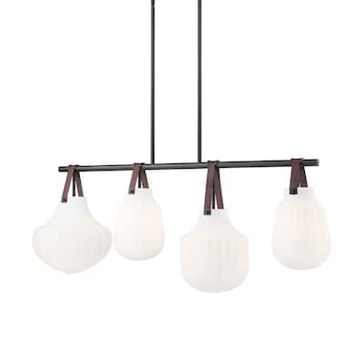 Z-Lite 7513-4L Newbury 4 Light 50" Wide Linear Chandelier