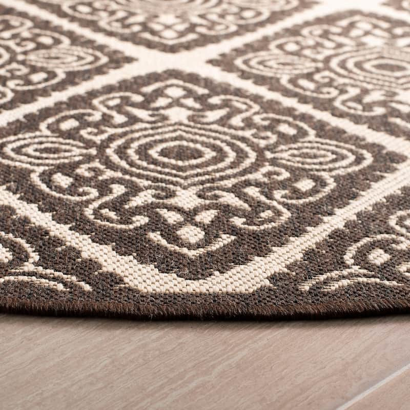 SAFAVIEH Linden Sharron Indoor/ Outdoor Waterproof Patio Backyard Rug