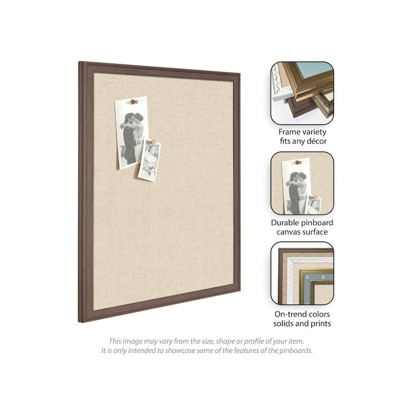 Kate and Laurel Pinboard Neutral Linen