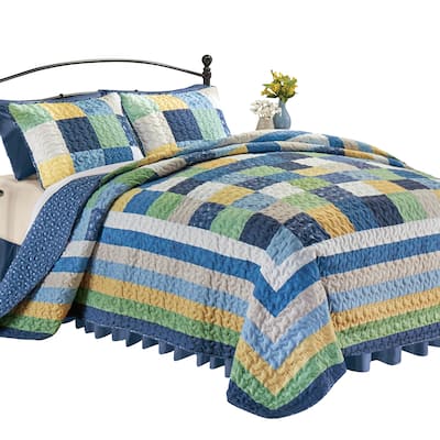Adeline Reversible Oversized Patchwork Quilt