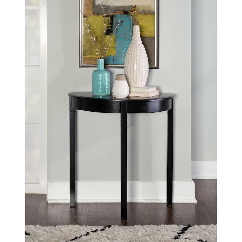 Transitional Console Table - 28" - Black Cherry