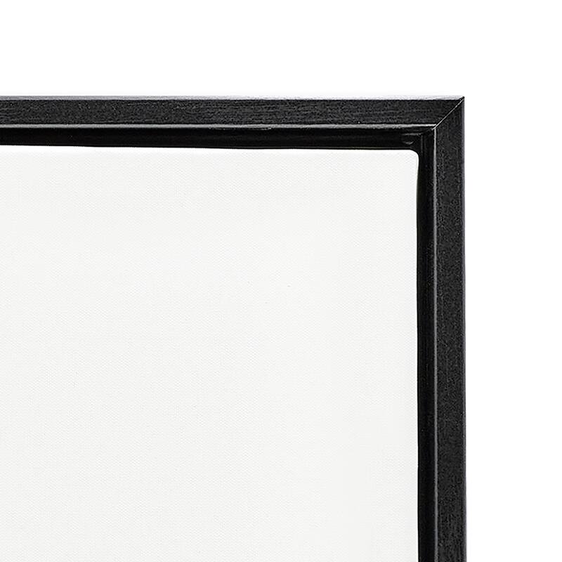 Stupell Natural Abstract Pattern Framed Floater Canvas Wall Art Design By Victoria Barnes