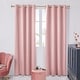 preview thumbnail 51 of 135, Deconovo Grommet Room Darkening Curtains, Set of 4 Panels 52x72 Inch - Coral Pink