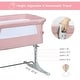 preview thumbnail 37 of 39, Travel Portable Baby Bed Side Sleeper Bassinet Crib with Carrying Bag - 38" x 19.5"-27.5" x 26.5"-34" (L x W x H)