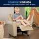 preview thumbnail 10 of 189, Contemporary Kids Recliner with Cup Holder and Headrest - 24"W x 21.5" - 36.5"D x 27"H