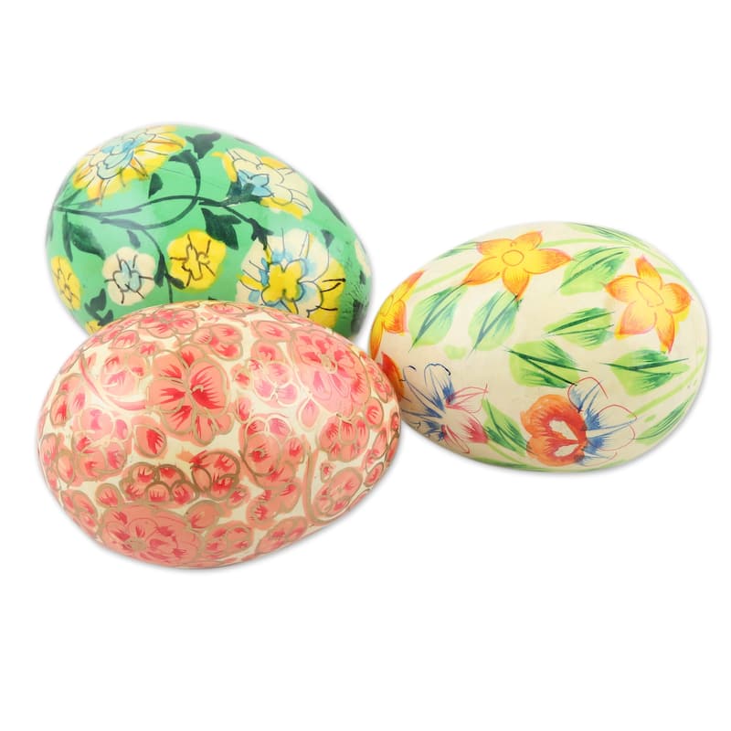 Novica Handmade Blue Mariachi Violin Ceramic Decorative Accent