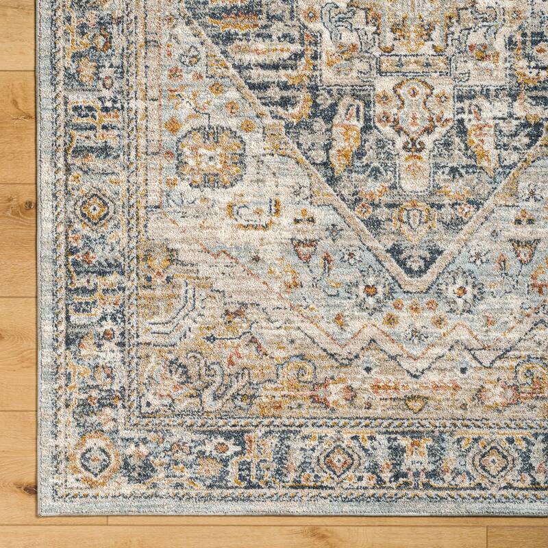 Livabliss Beckham Traditional Medallion Area Rug