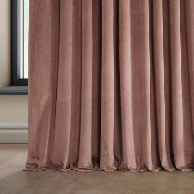Exclusive Fabrics Heritage Plush Velvet Curtain (1 Panel)