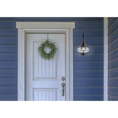 Classic Onion Wall Sconce with Seedy Glass