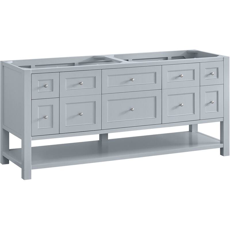 James Martin Vanities 330-V72-M Breckenridge 72" Free Standing Double - Serenity Blue