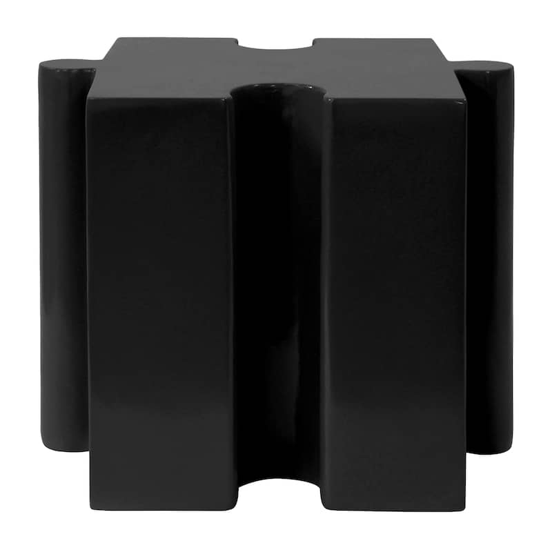 Christopher Knight Home - Mandy Modern Outdoor Side Table with Modular Concave Edge Design