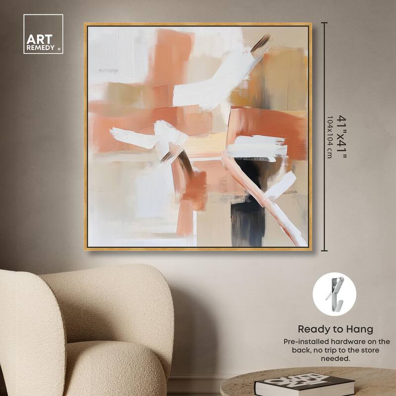 Rose and Rust II Canvas by Art Remedy