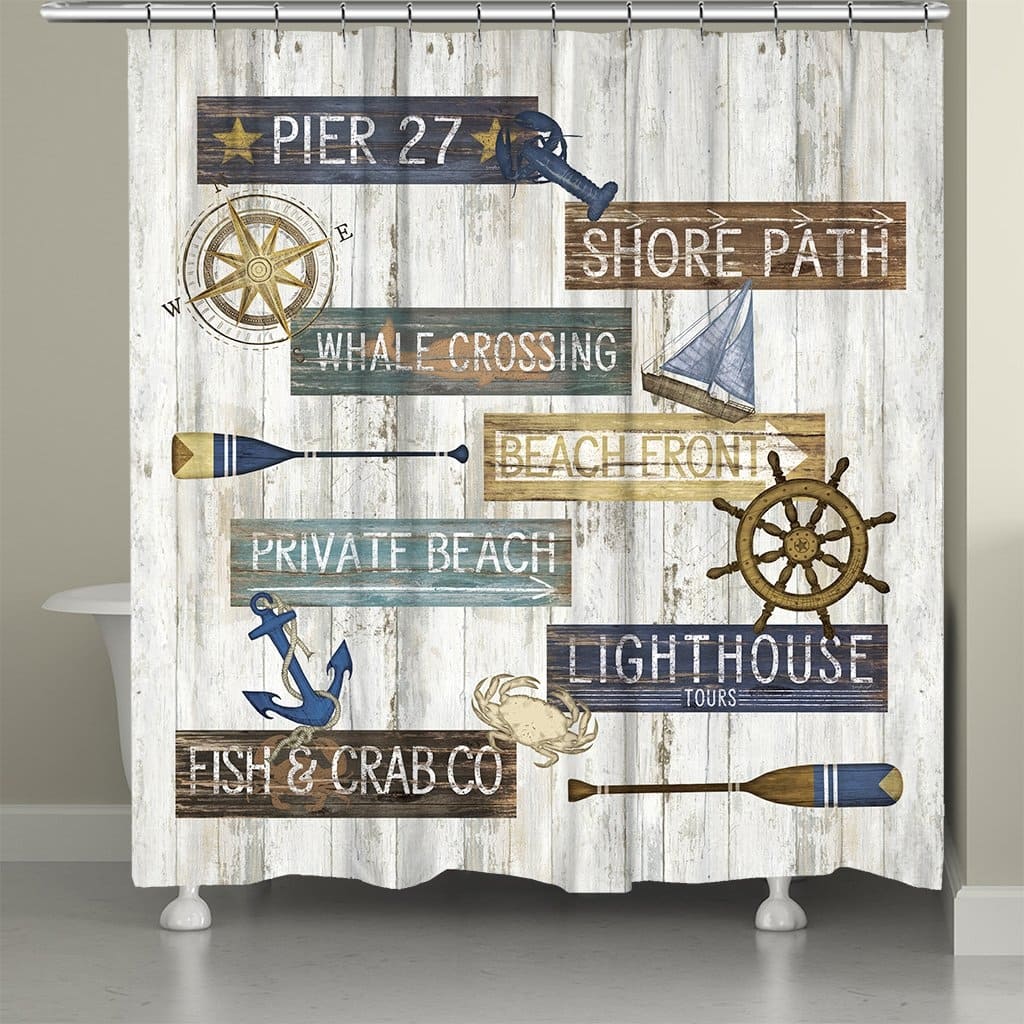 Beach Front Shower Curtain