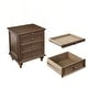 preview thumbnail 51 of 116, Wood NightStand with Metal Handle