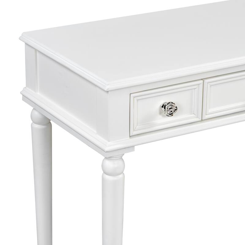 Makeup Vanity with 3-Drawer,Dressing Table with Mirror