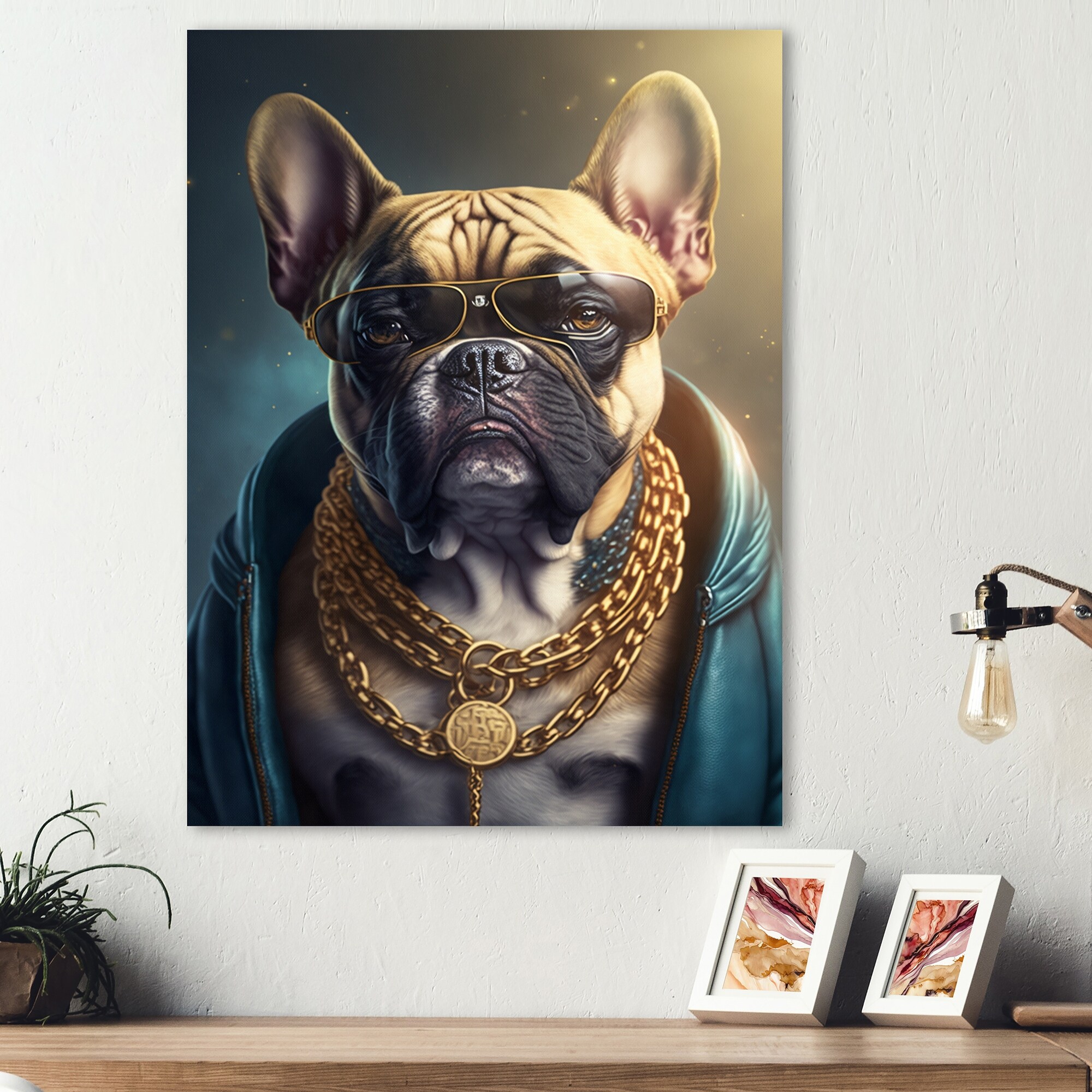 French bulldog metal art clearance