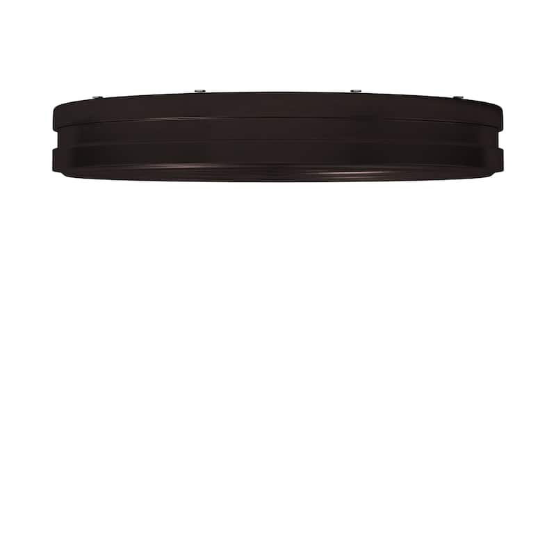 Allan Andrews Rex Convex Accent Wall Mirror 25" - Brown