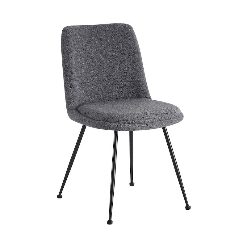 Porthos Home Soren Fabric Armless Dining Chairs with Steel Legs, Set of 2
