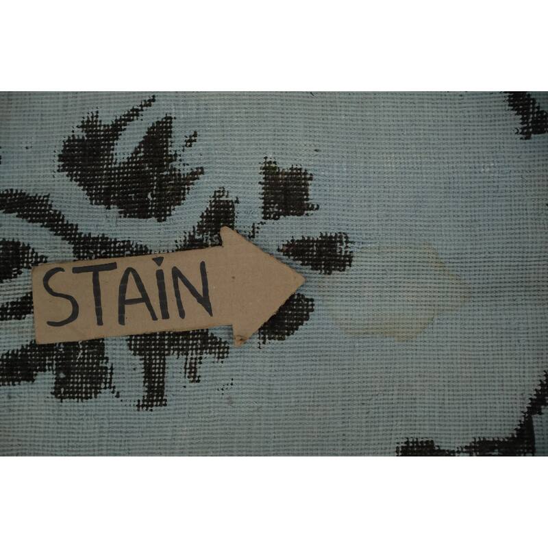 Hand Knotted Oriental 100% Wool Carpet Traditional Floral Greys & Charcoal Tabriz Area Rug - 12' 5'' X 9' 4''