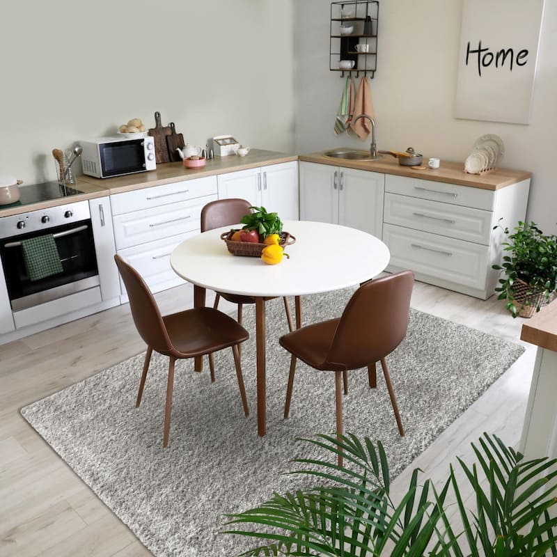 Luxe Weavers Shag Solid Area Rug for Living Rooms