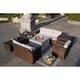 Option Square grey table (W34.5"xD34.5"xH23.8")