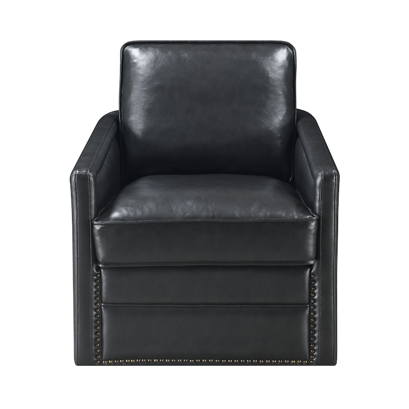 30" Faux Leather Accent Chair
