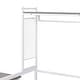 preview thumbnail 55 of 54, Roomfitters Twin/ Full Size Metal Daybed with Movable Desk, Metal Grid Design, Functional Shelves and Hanging Rack