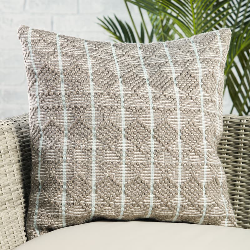 Lindy Indoor/ Outdoor Geometric Pillow