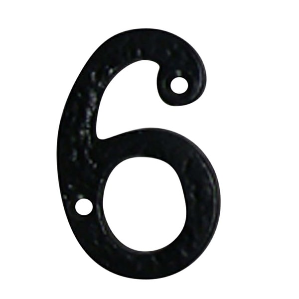Number 6 Or 9 House Black Wrought Iron 4h On Number 6 Or 9 House Black Wrought Iron 4h