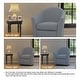 preview thumbnail 93 of 92, Modern Upholstered Swivel Barrel Chair Living Room Accent Chair