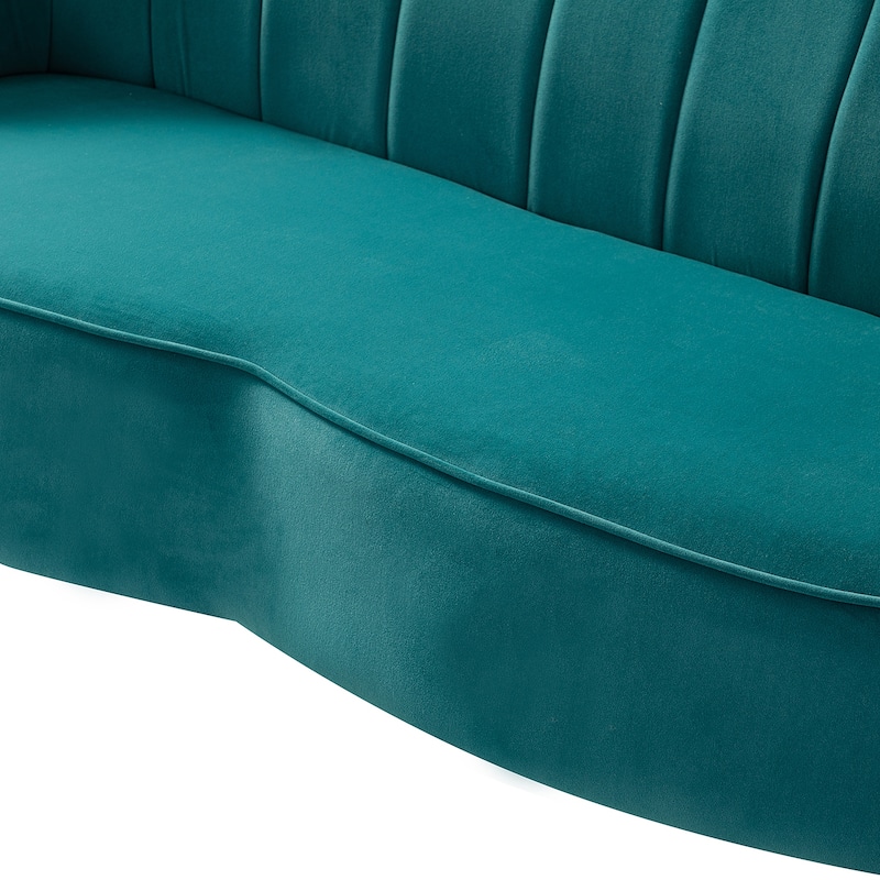 Xabier 52''Loveseat with Flower Shaped Back Design