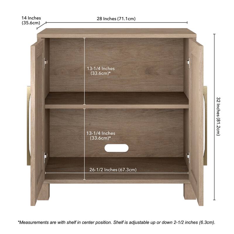 Chabot 28" Wide Rectangular Accent Cabinet - 28" Wide
