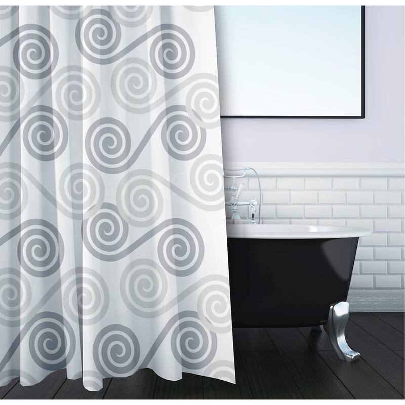 Rip Curl Geometric Print Shower Curtain