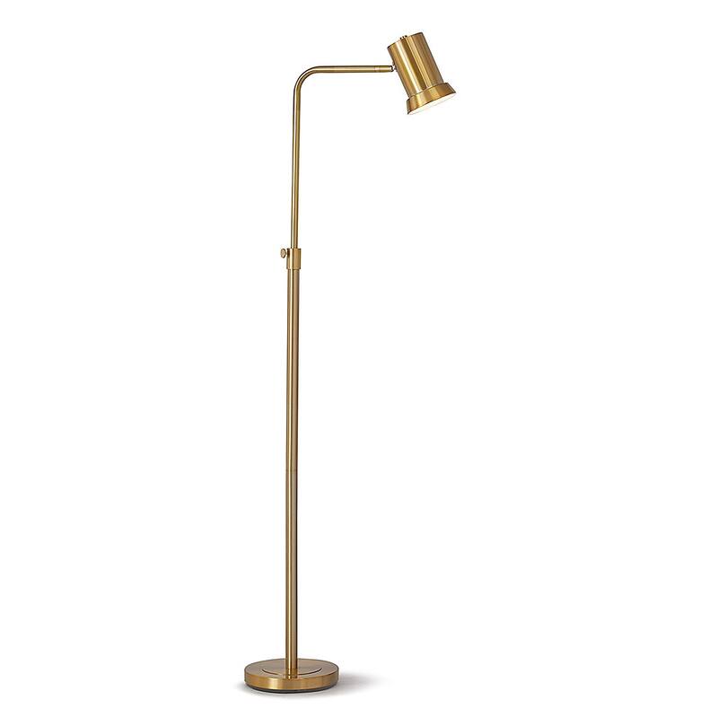 HOMEGLAM. Studio One Light 70" adjustable Metal Floor Lamp